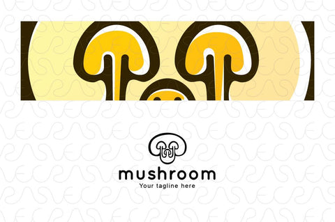 Mushroom - Fungi culture Stock Logo Template