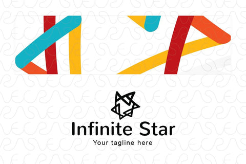 Infinite Star - Abstract Geometrical Design Stock Logo Template