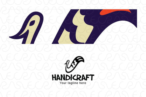 Handicraft - Creative Bird Stock Logo Template