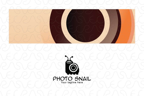 Photo Snail - Creative Photography Stock Logo Design of Polaroid Camera