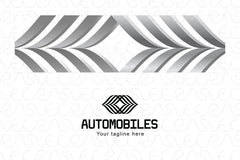 Automobiles - Metal Object Abstract Stock Logo Template 