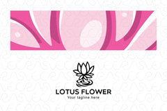 Lotus Flower - Creative Nature Object Stock Logo Template 