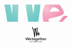We Together Stock Logo Template