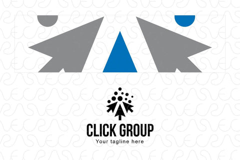 Click Group - Online Community Logo Template