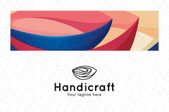 Handicraft - Craftsman Stock Logo Template for Handmade Craft & Pottery