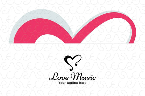 Love Music -  Alphabetic Stock Logo Template