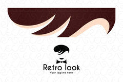 Retro Look - Mens Saloon Stock Logo Template
