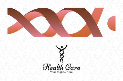 Health Care - Abstract Medical Caduceus Symbol Stock Logo Template