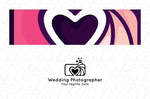 Wedding Photographer - Creative Abstract Stock Logo Template for Photo Studio