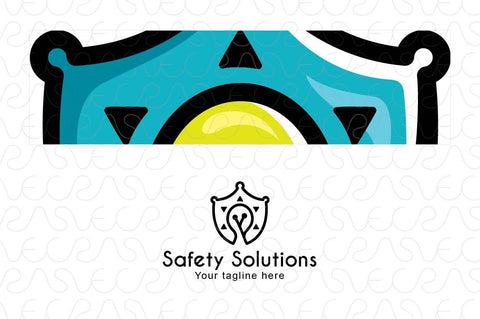 Safety Solutions - Bold Iconic Stock Logo Template for Security & Creative Services