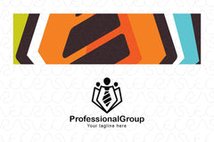 Professional Group - Official Community Stock Logo Template for Business & Corporate Fields