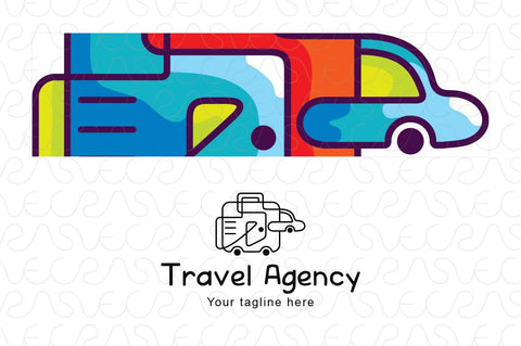 Travel Agency - Tourism & Hosting Stock Logo Template