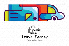 Travel Agency - Tourism & Hosting Stock Logo Template