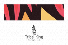 Tribal King - Creative Artistic Traditional Human Face Stock Logo Template