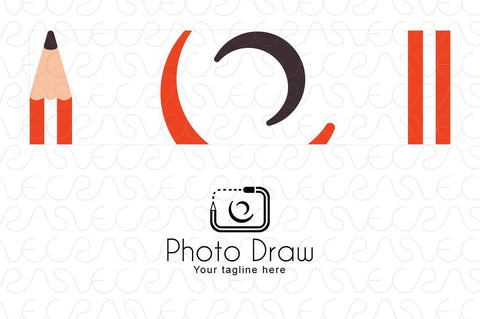 Photo Draw - Simple Creative Stock Logo Design for Editing & Photography