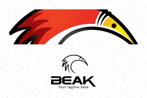 Beak - Abstract Bird Stock Logo Template