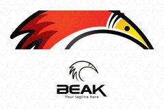 Beak - Abstract Bird Stock Logo Template