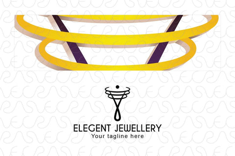 Elegant Jewellery - Creative Iconic Human Figure Stock Logo Template