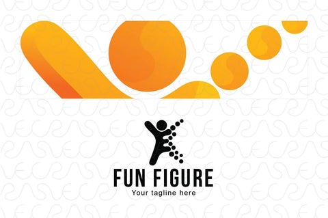 Fun Figure - Stock Logo Template for Empowerment and Freedom