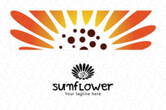 Sunflower - Nature Object Stock Logo Template