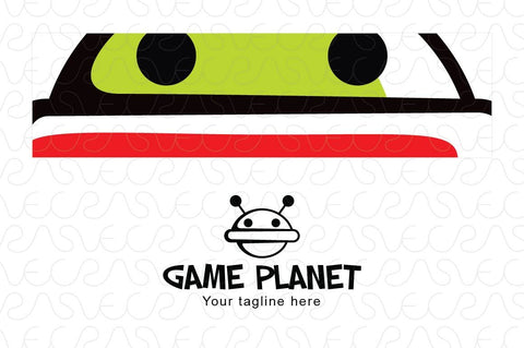 Game Planet - Cute Robot Stock Logo Template