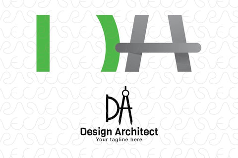 Design Architect - Alphabetic Monogram Stock Logo Template