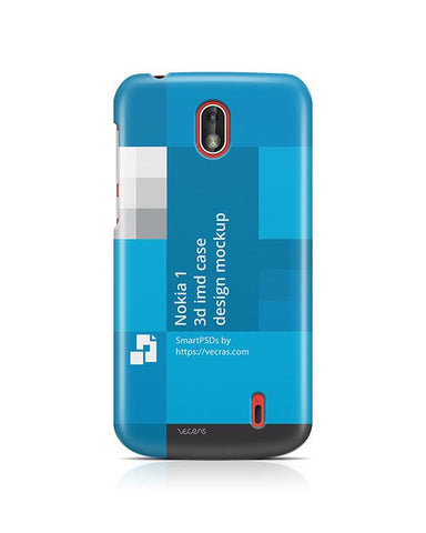 Nokia 1 3d IMD Case Design Mockup 2018