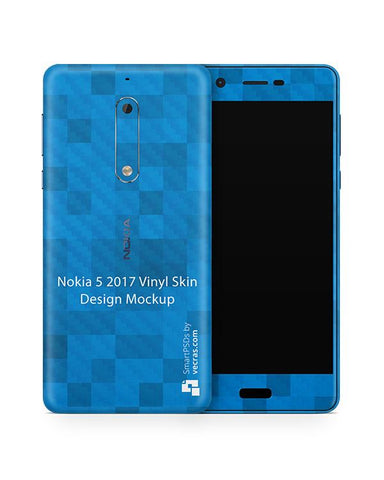 Nokia 5 Vinyl Skin Design Mockup 2017