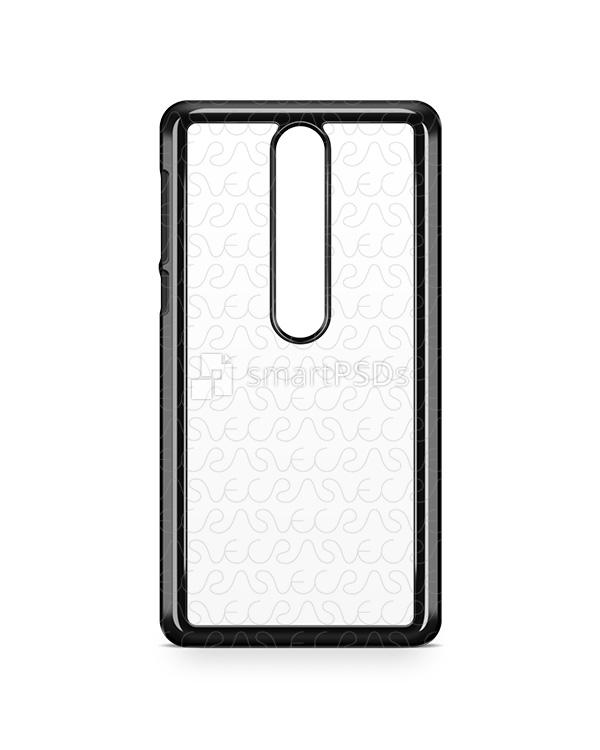 Nokia 6.1 2d PC Colored Case Design Mockup 2018