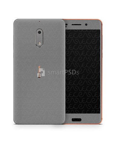 Nokia 6 Vinyl Skin Design Mockup 2017