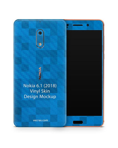 Nokia 6 Vinyl Skin Design Mockup 2017