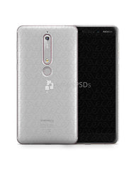 Nokia 6 2018 UV TPU Clear Case Design Mockup 