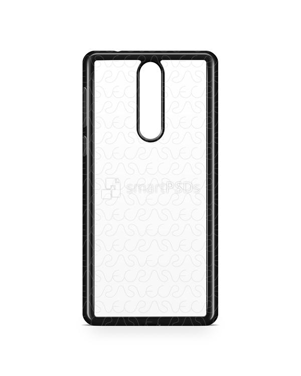 Nokia 8 2d PC Colored Mobile Case Design Mockup 2017
