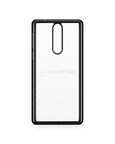 Nokia 8 2d PC Colored Mobile Case Design Mockup 2017