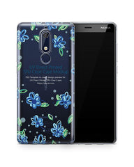 Nokia 5.1 UV TPU Clear Case Design Mockup 2018