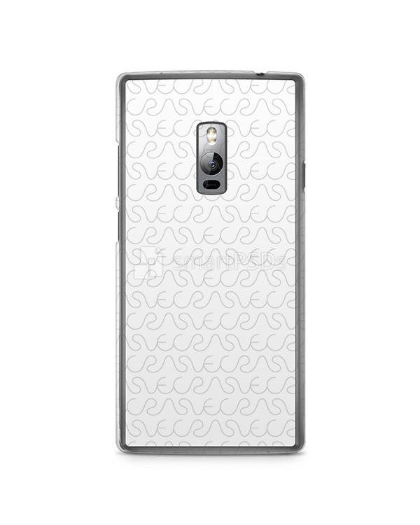 OnePlus 2 2d Clear Mobile Case Design Mockup 2015
