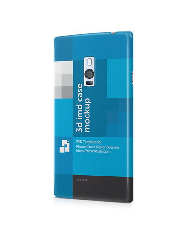 OnePlus 2 3d IMD Mobile Case Design Mockup 2015
