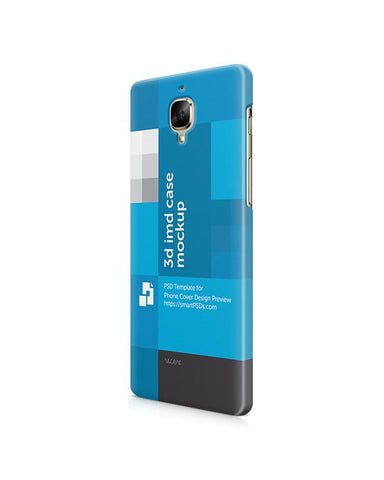 OnePlus 3 3d IMD Mobile Case Design Mockup 2016