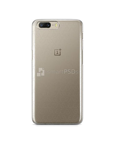 OnePlus 5 UV PC Clear Case Mockup 2017 (Back)