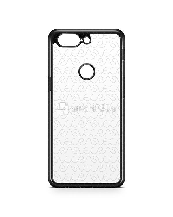 OnePlus 5T 2d Colored Case Design Mockup Back 2017