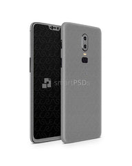OnePlus 6 Vinyl Skin Design Mockup 2018 (Front-Back Angled)