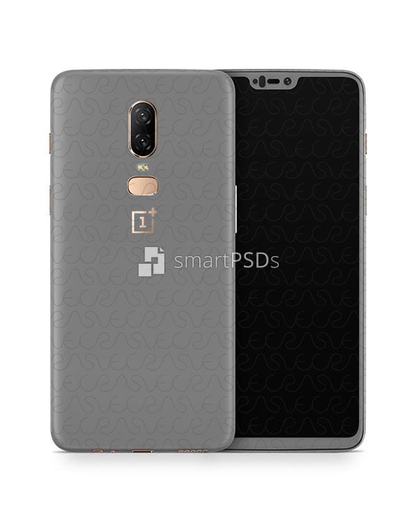OnePlus 6 Vinyl Skin Design Mockup 2018