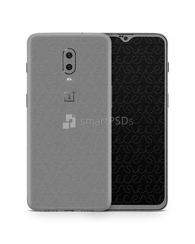 OnePlus 6T Vinyl Skin Design Mockup 2018