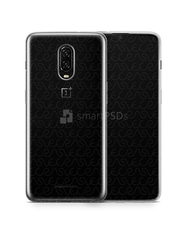 OnePlus 6T UV TPU Clear Case Mockup 2018