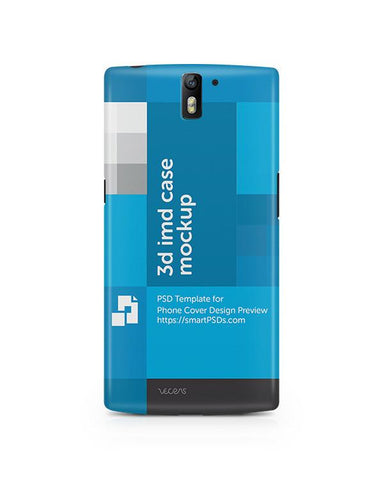 OnePlus One 3d IMD Mobile Case Design Mockup 2014