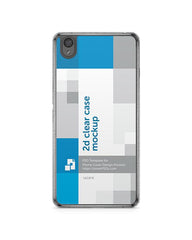 OnePlus X 2d Clear Mobile Case Design Mockup 2015