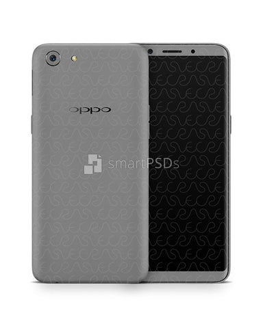 Oppo A83 Vinyl Skin Design Mockup 2018