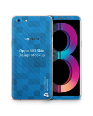 Oppo A83 Vinyl Skin Design Mockup 2018