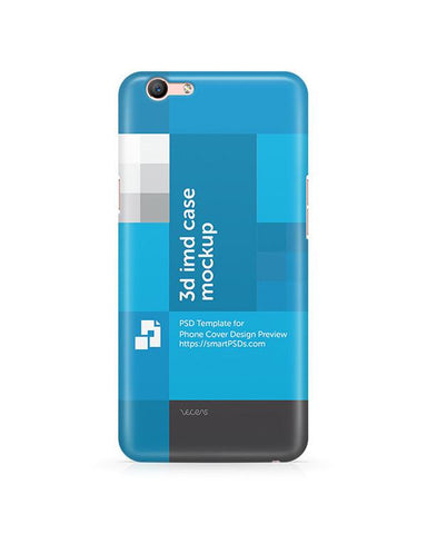 Oppo F1s 3d IMD Mobile Case Design Mockup 2016