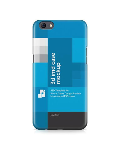 Oppo F3 Plus 3d IMD Mobile Case Design Mockup 2017